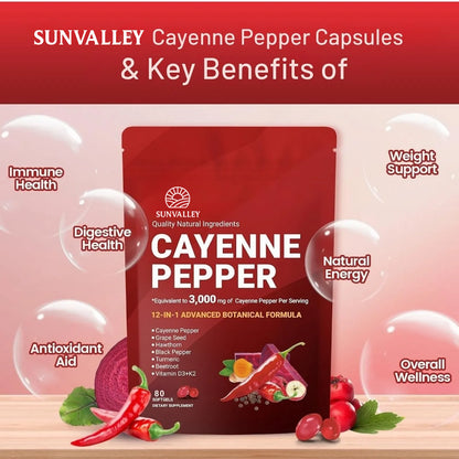 Cayenne Pepper Softgels For Men