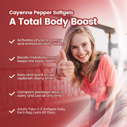Cayenne Pepper Softgels For Men